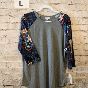 LuLaRoe Americana Randy Top